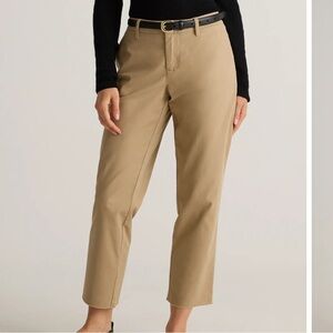 NEW QUINCE Organic Stretch Cotton Chino Pants Size: 2